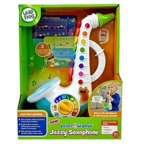 LeapFrog Learn &‎ Groove Jazzy Saxophone with Accessories, Baby and Toddler Toys